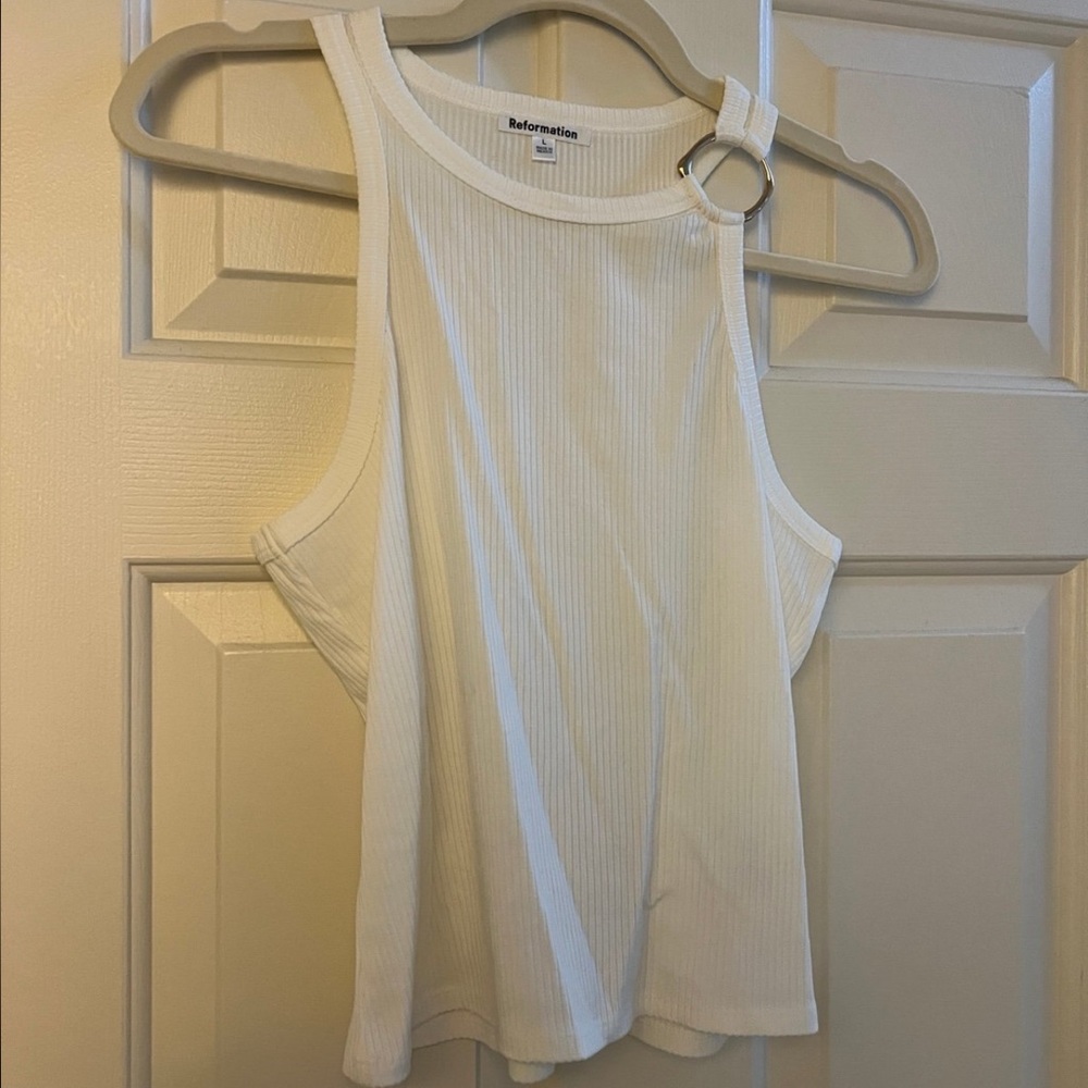 Reformation Eddis Knit Top